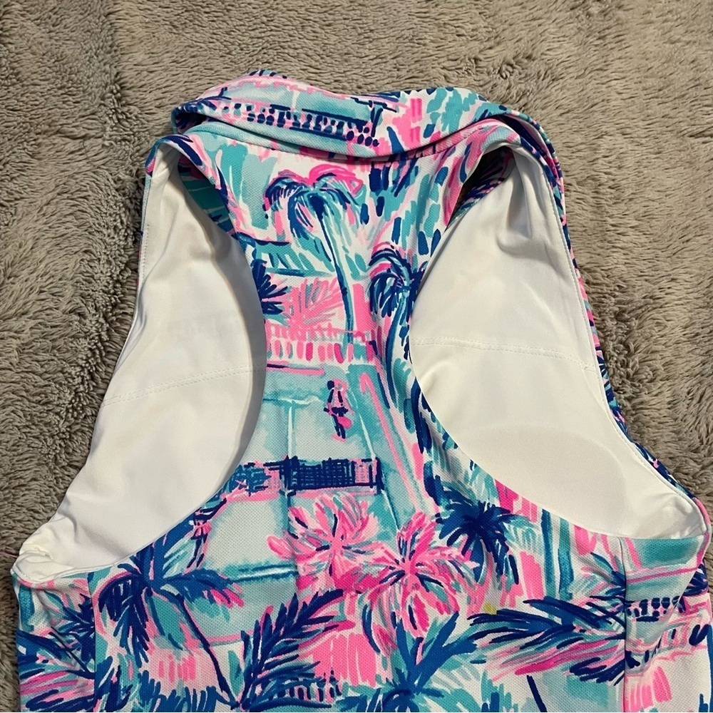 Lilly Pulitzer X Meryl Luxletic Dania Ravello Blue Dress NWT - Picture 11 of 12